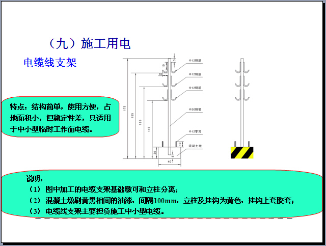 水利工程建设项目安全管理（155页）-电缆线支架