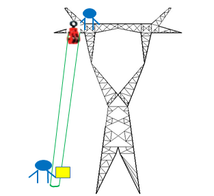 混凝土电力杆塔资料下载-减少单次杆塔高空重复传递作业次数