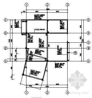 钢结构房别墅图纸资料下载-某异形柱钢结构别墅结施图纸