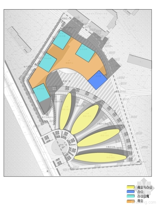 [云南]高层生态城市综合体建筑设计方案文本-高层生态城市综合体建筑设计分析图