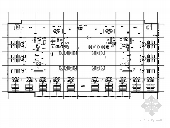 [甘肃]省级甲等综合性人民医院建筑施工图-省级甲等综合性人民医院建筑平面图