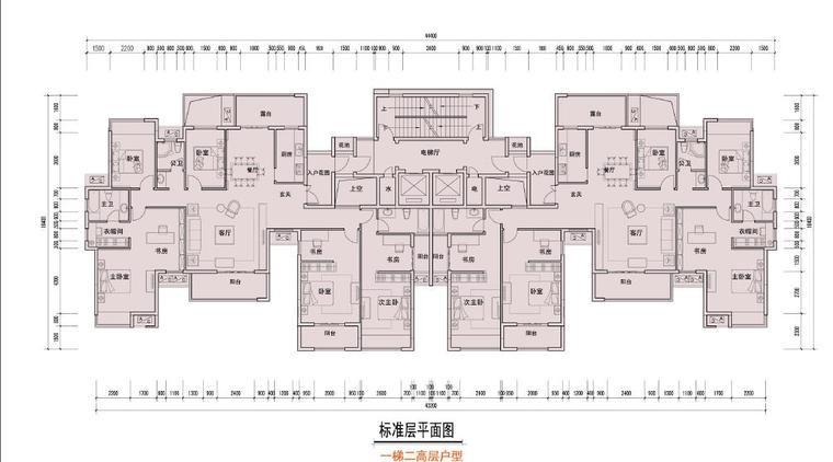 [厦门]高层欧式风格低密度高端住宅社区中心建筑方案文本-高层欧式风格低密度高端住宅社区中心建筑平面图