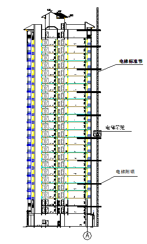 [南宁]精装框剪结构高层商业楼（带地下室）14#楼施工电梯安装方案_3