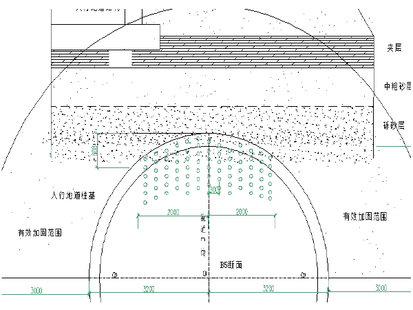 地铁明挖区间洞口施工方案资料下载-[广州]轨道交通区间过砂层段WSS注浆施工方案