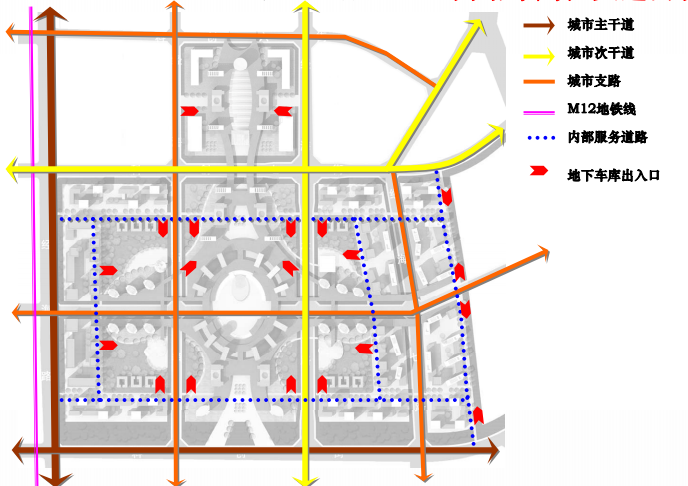 北京绿色光谷概念规划设计-交通规划分析图
