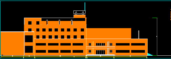 徽派建筑办公楼设计图资料下载-五层艺术楼建筑方案设计图