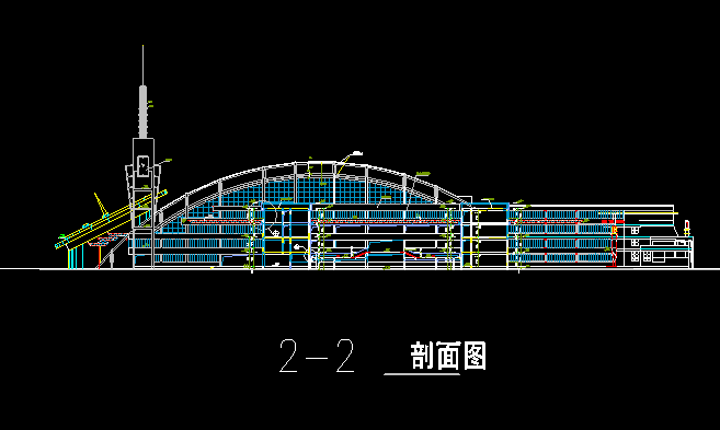 广州白云国际机场剖面图资料下载-台州白云小学建筑设计图纸