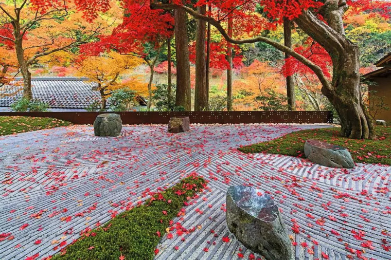 日本茶室图片资料下载-日本园林精华，只可意会！