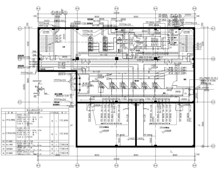 [深圳]15万平总19栋殡仪馆污水处理厂给排水消防管道施工图120张-3#办公楼地下一层泵房平面图.jpg