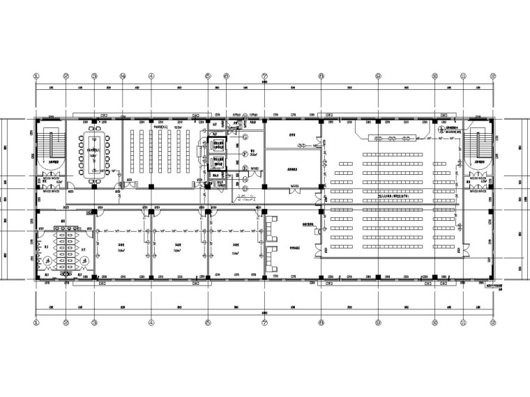 学校建筑总图施工图资料下载-[重庆]渝东卫生学校建筑群电气施工图（公寓餐饮综合楼总图）