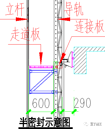 一种适用于超高层建筑的新型全钢式升降脚手架_26