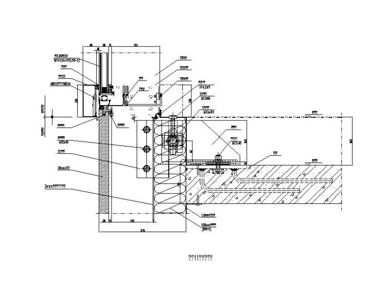 99张单元幕墙节点详图