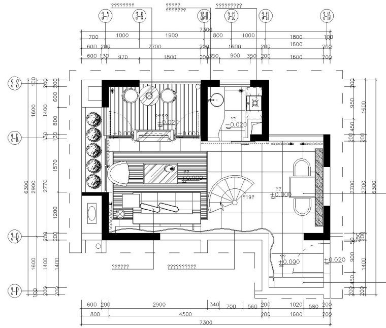 复式公寓设计效果图资料下载-[广东]东莞鹿港小镇精装样板间施工图及效果图