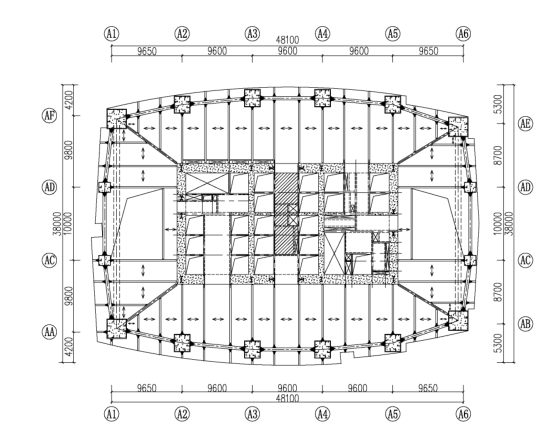 武汉光谷国际网球中心资料下载-厦门国际中心超高层框架核心筒结构设计中的关键问题研究