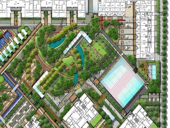 居住区种植方案资料下载-[北京]都市时尚居住区景观方案设计