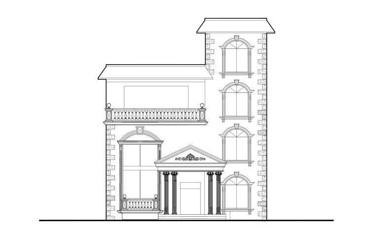 全套建筑结构CAD图纸资料下载-多层别墅建筑结构全套图纸