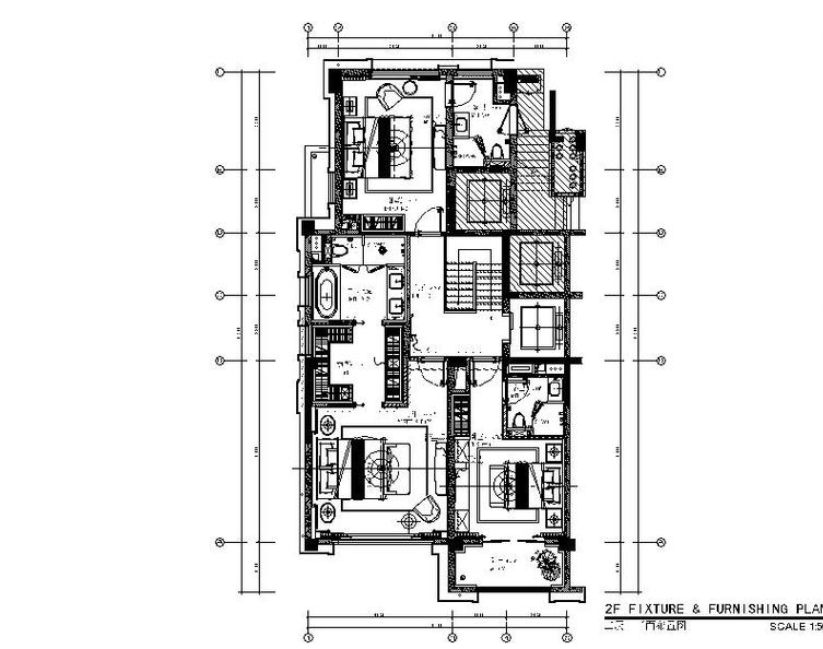 上海软装装修资料下载-[上海]新古典别墅多层样板间设计施工图（含效果图+软装概念）