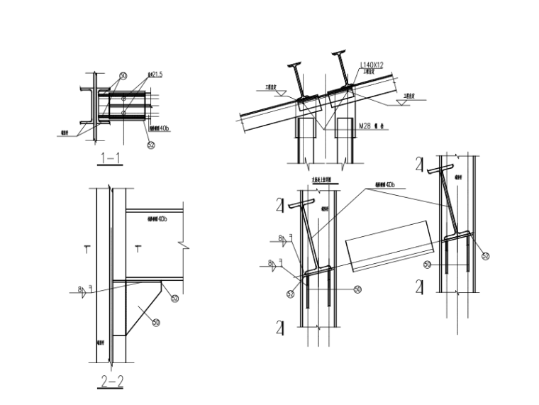 某水闸初步设计图及文件资料下载-24m跨钢桁架标准设计图