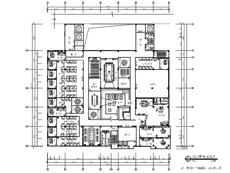 室内装修图含效果图资料下载-科技办公室内装修设计施工图（含效果图）