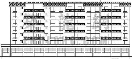 云南小区建筑施工图资料下载-某小区住宅楼建筑施工图（A）