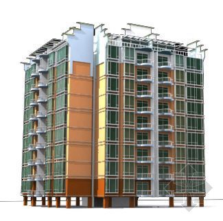 建筑外廊设计资料下载-建筑外图7