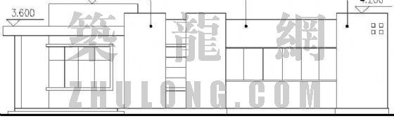 大门及门卫室su资料下载-某门卫室建筑设计方案