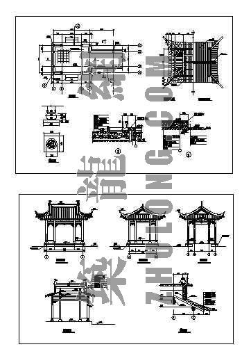 木结构歇山亭-4