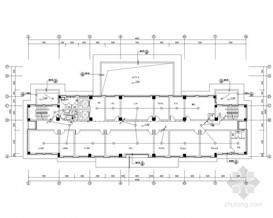 某六层办公楼强电系统图资料下载-[浙江]大型办公楼强电系统施工图纸
