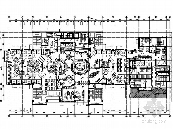 新中式餐厅设计手稿方案资料下载-[北京]某特色中式餐厅装修施工图（含方案）