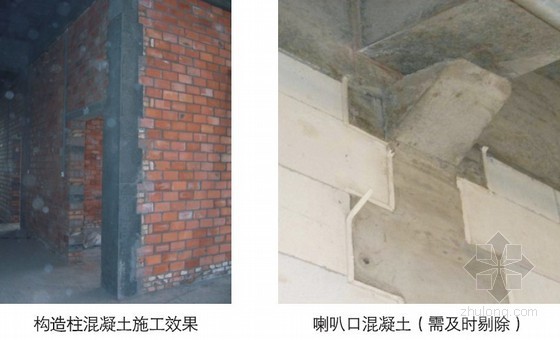 建筑工程质量通病防治汇编手册（基础、主体、装饰）-构造柱混凝土浇筑 