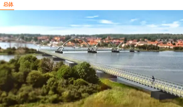 最长的步行桥资料下载-Sölvesborg大桥：欧洲最长的步行桥