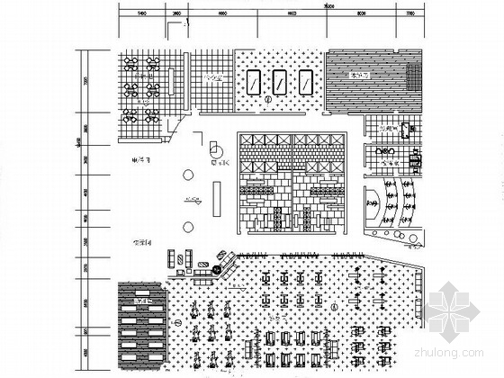 室内设计顶棚图cad资料下载-某品牌高档休闲娱乐健身房室内设计CAD装修图