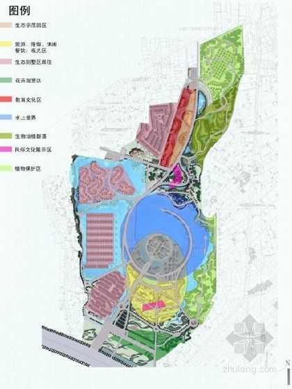 江苏园博园景观概念性方案资料下载-[昆明]生态园概念性总体规划设计方案