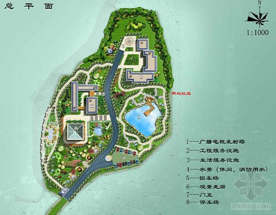 中式三合院设计方案资料下载-麒麟乡三合村平面规划方案