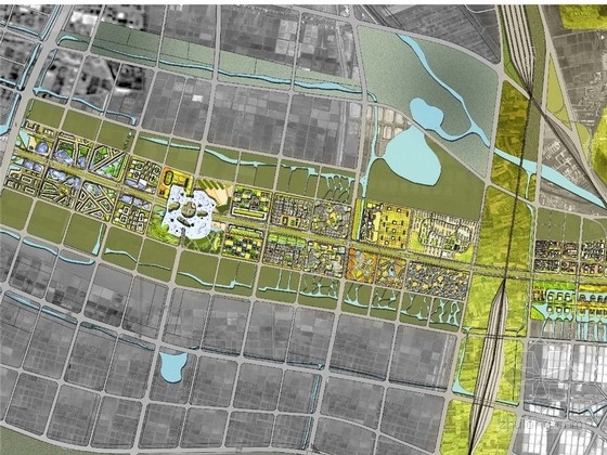 著名小区景观规划资料下载-[江苏]著名滨海经济区新城景观规划设计方案