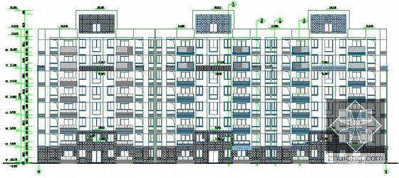 [江苏]13万平米大型现代社区建设工程施工总承包招投标文件(合同 清单 图纸)-立面图