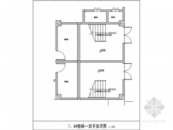 [福建]现代风格高层住宅区安置房建筑施工图（含小区所有楼栋）-现代风格高层住宅区安置房局部详图