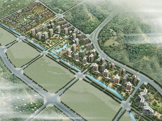 90方住宅方案资料下载-[北京]现代风格住宅区规划及单体设计方案文本（知名大学设计）