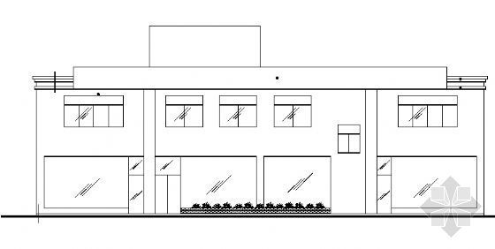皮埃蒙特区加油站资料下载-某加油站建筑方案图