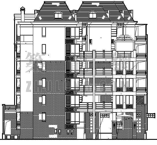 CAD图住宅平立剖资料下载-某住宅搂建筑施工图（全套）