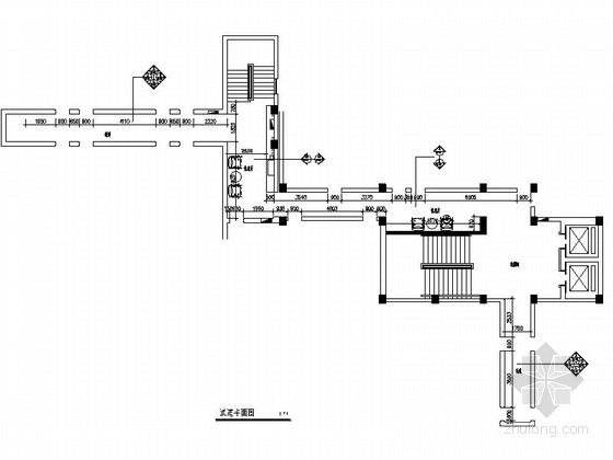 成都四星级大酒店资料下载-[成都]高档四星级花园酒店过道施工图