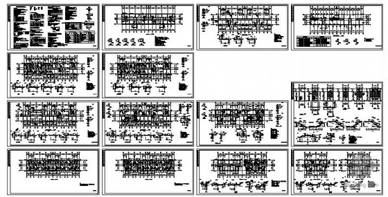 10层酒店cad结构图资料下载-某五层住宅结构图