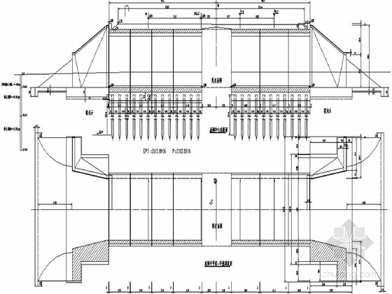 基坑土钉支护竣工图资料下载-新建铁路人行地道涵竣工图CAD