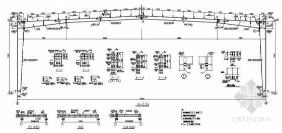 武汉装修设计图资料下载-武汉某仓库结构设计图