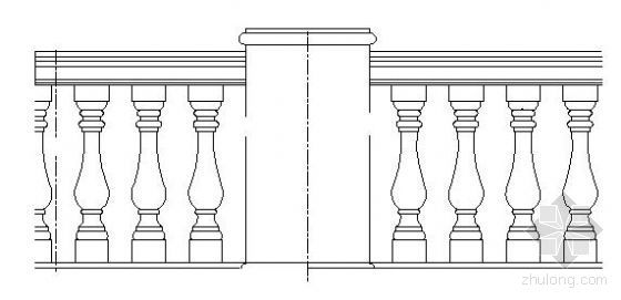 拱桥栏杆施工方案资料下载-木桥栏杆设计详图