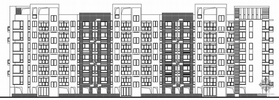 住宅节能计算书cad资料下载-[江西省上饶市]某十二层住宅楼群建筑施工图（8栋，带完整节能计算书、彩图文本）