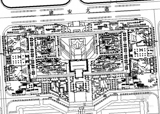 山东城市公园施工图资料下载-[河南许昌]城市公园文化区域景观工程施工图