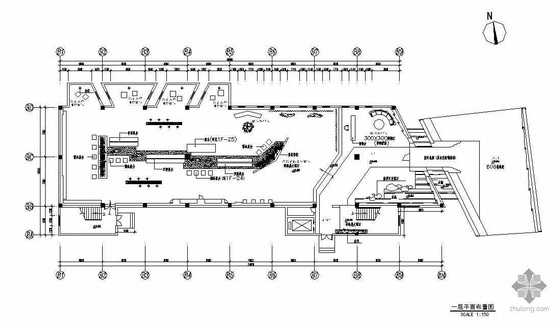 斯克达深圳南山展示厅资料下载-某集团展示厅设计装修施工图