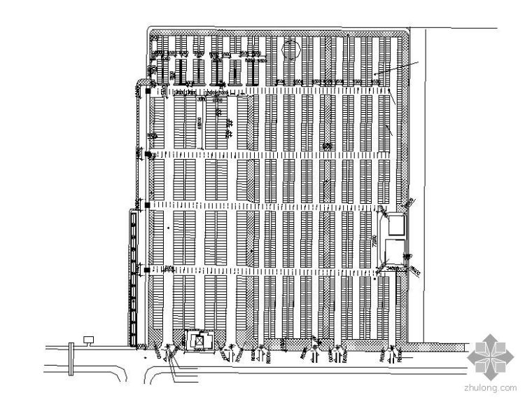 停车场构筑设计资料下载-某停车场施工详图