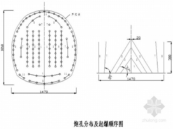 隧道爆破施工技术规范资料下载-高速铁路隧道掘进光面水压爆破施工技术总结报告